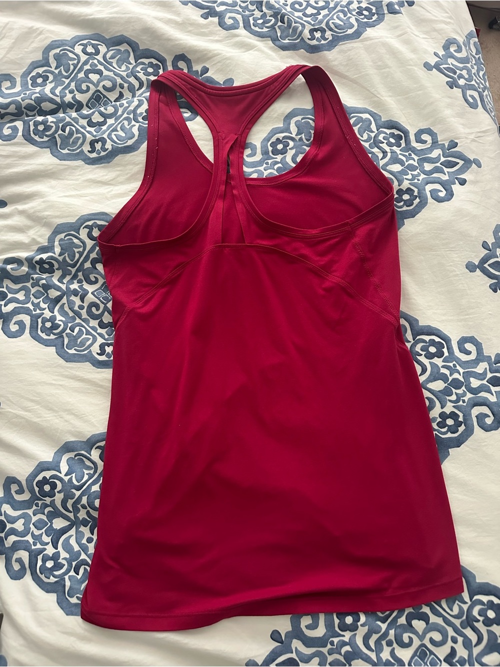 Athleta Deep Magenta Racerback Tank - Picture 3 of 3